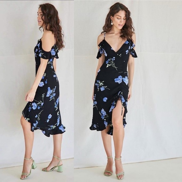 Forever 21 Dresses & Skirts - FOREVER 21 Floral Slip Women's Long Dress Adjustable Straps Size S NWT